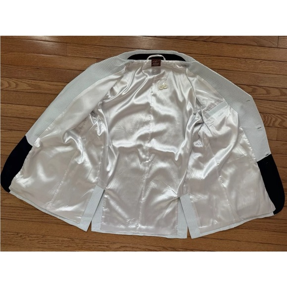 Red Jacket Seersucker
Blazer  NY New
York Yankees #15
Munson Men’s size - Picture 7 of 16